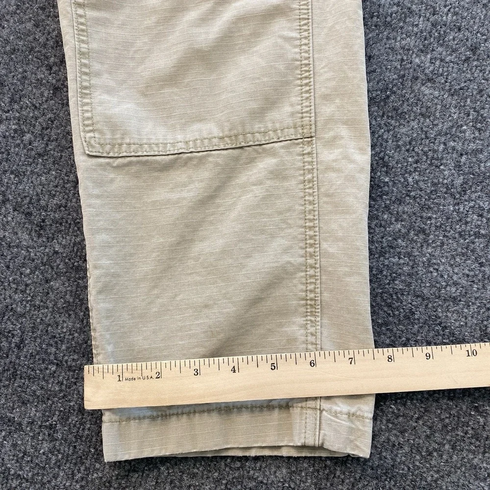Y2K Abercrombie & Fitch Ripstop Carpenter Pants Double Knee Mens 29x30 Loose Fit